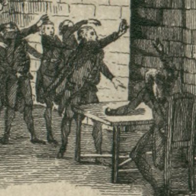 Le serment du Jeu de Paume le 20 juin 1789 (gravure anonyme)