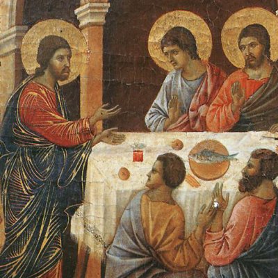 Deuxième apparition du Christ aux apôtres (Maestà de Sienne) - Duccio
