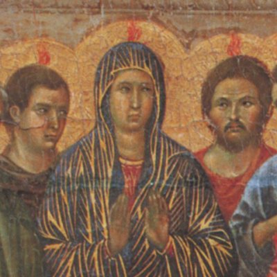 Pentecôte (Maestà de Sienne) - Duccio