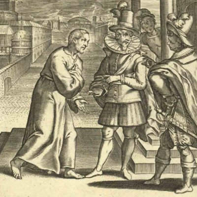 Grâce à Ignace, un homme survit à l’explosion de sa maison (Vita I Loiolæ, 1622)