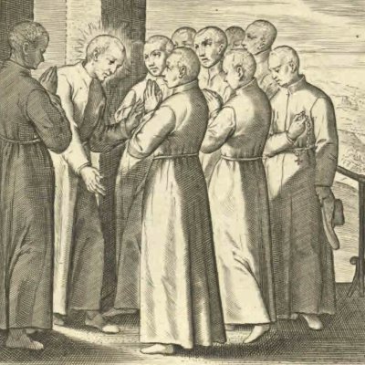 Ignace désigne un conseil de neuf étudiants parisiens (Vita I. Loiolæ, 1622)