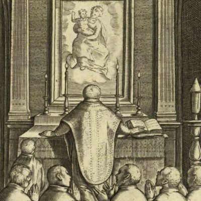 Vœu à la Vierge d’Ignace et de ses 9 compagnons (Vita I. Loiolæ, 1622)