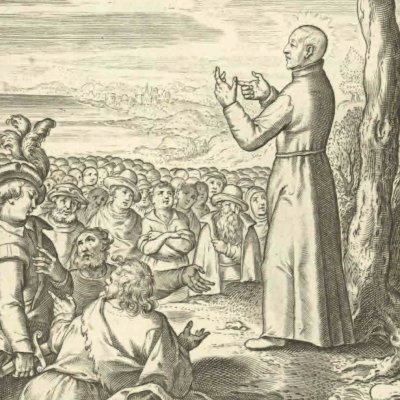 On entend prêcher Ignace dans toute la plaine (Vita I. Loiolæ, 1622)