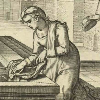 Une blanchisseuse retrouve l’usage de son bras (Vita I. Loiolæ, 1622)