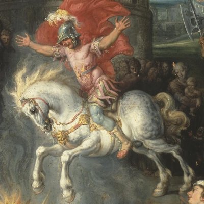 Le dévouement de Marcus Curtius - Simon de Vos