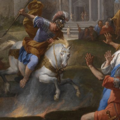 Le dévouement de Marcus Curtius - Luigi Garzi