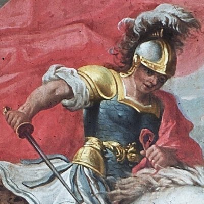Le dévouement de Marcus Curtius (hôtel de ville de Schwäbisch Hall) - Livio Rett