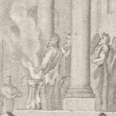 Le dévouement de Marcus Curtius (M. Stuart, Romeinsche geschiedenissen, Utrecht, 1793) - Portman d'après Buys