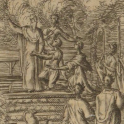Adamas reconnaît Silvandre pour son fils (L’Astrée 1633, V, 12) - David > Rabel