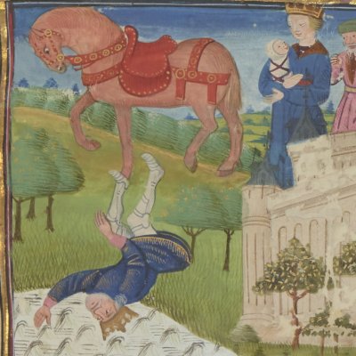 La mort du roi Ban (Lancelot du lac, Ms Fr111)