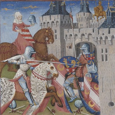 Conquête de la douloureuse garde (Lancelot du lac, Ms Fr118) - M. des cleres femmes