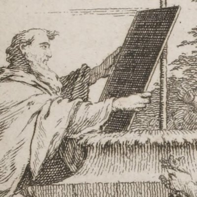 Les funérailles de Céladon (L’Astrée, 1733, II, 8) - Gravelot