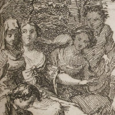 Le jugement de Léonide (L’Astrée, 1733, II, 9) - Guélard