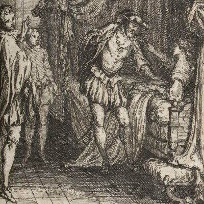Euric trouve la fausse lettre d’Amintor (L’Astrée, 1733, III, 4) - Guélard