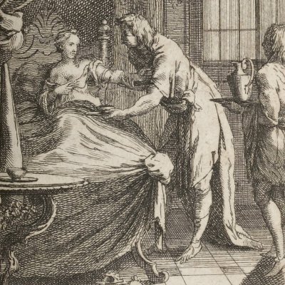 Chryséide est saignée (L’Astrée, 1733, III, 7) - Guélard