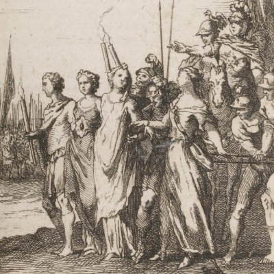 Libération des bergers prisonniers de Polémas (L’Astrée, 1733, IV, 12) - Guélard