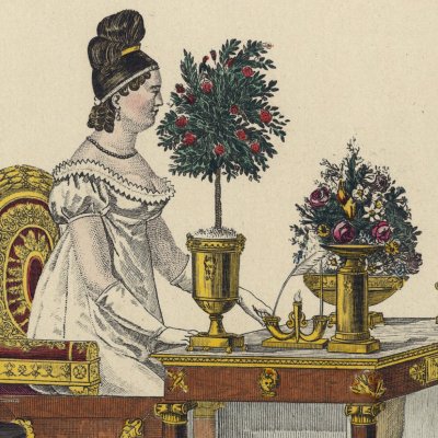 La belle limonadière (Modes & Usages de Paris, n°98, 1827)