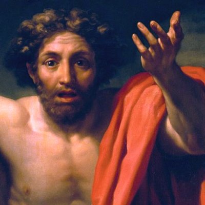 Saint Jean Baptiste dans le désert - Anton Raphael Mengs