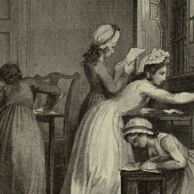 Copie des lettres de Clarisse (Clarissa, Novelist’s Mag. 1784, fig14) - Stothard