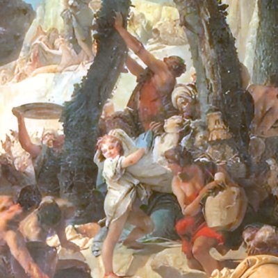 La récolte de la manne - Tiepolo