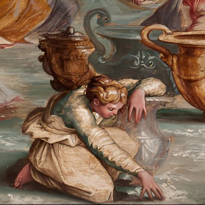 La récolte de la manne - Giorgio Vasari