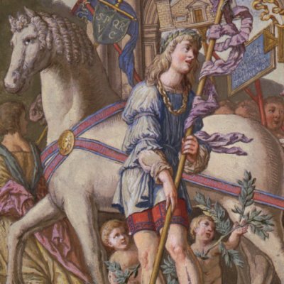 Planche 9 (Triumphus Caesaris) - Andreani > Mantegna