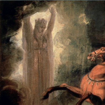 L’image de la Patrie apparaît à Jules César au bord du Rubicon - Richard Westall