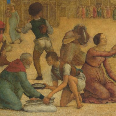 La récolte de la manne - Ercole de’ Roberti
