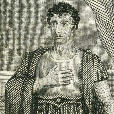 John Kemble dans le rôle de Caton (Addison) - Kirkhood d’après Cruikshank