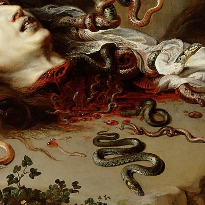 Tête de Méduse - Rubens, probablement avec Snyders