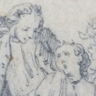 The jug (La Fontaine, Contes, prep. drawings by Cochin)