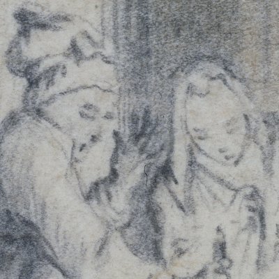 Le muletier (La Fontaine, Contes, dessins prép. de Cochin)