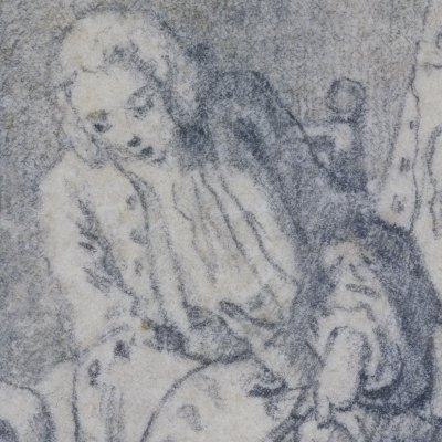 Le bât (La Fontaine, Contes, dessins prép. de Cochin)