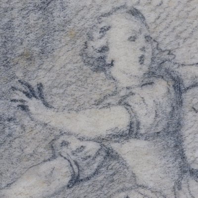 Le fleuve Scamandre (La Fontaine, Contes, dessins prép. de Cochin)