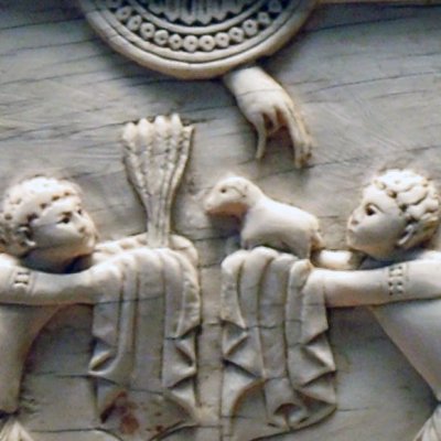 Sacrifice de Caïn et d’Abel, meurtre d’Abel (cathédrale de Salerne)