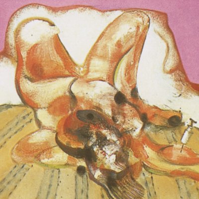 Nu couché avec une seringue hypodermique - Francis Bacon