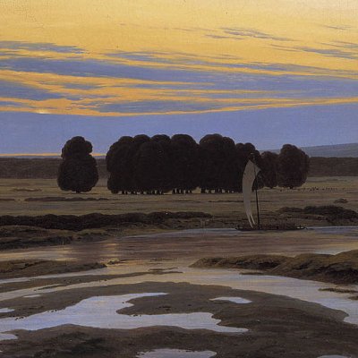 Das große Gehege / La grande réserve - Caspar David Friedrich