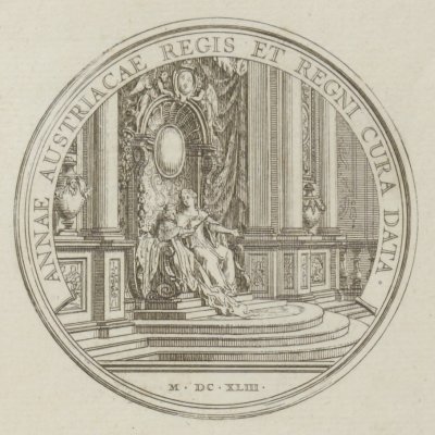 La régence de la reine mère, 1643 (Médailles… Louis le Grand) - Leclerc ?