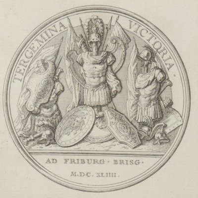 La bataille de Fribourg, 1644 (Médailles… Louis le Grand) - Leclerc ?