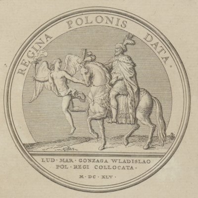 Marie de Gonzague mariée au roi de Pologne, 1645 (Médailles… Louis le Grand)
