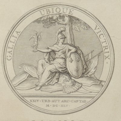 Prise de plusieurs villes, 1645 (Médailles… Louis le Grand) - Leclerc ?