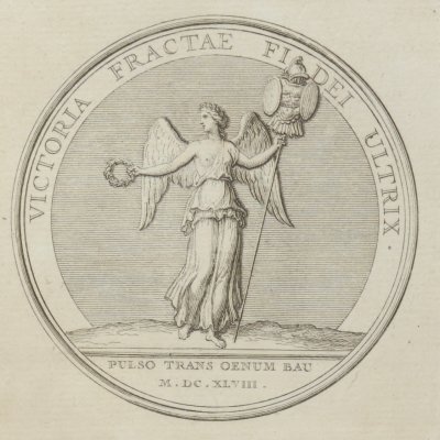 Le duc de Bavière battu, 1648 (Médailles… Louis le Grand) - Leclerc ?