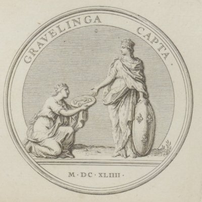 La prise de Gravelines, 1644 (Médailles… Louis le Grand) - Leclerc ?