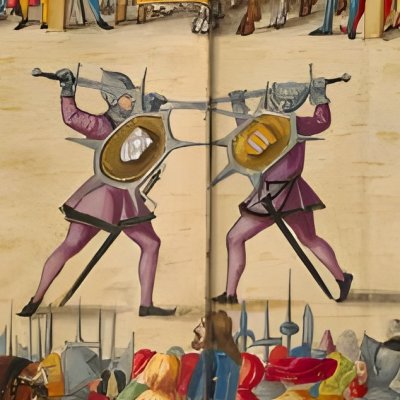Duel judiciaire à Augsbourg en 1409 - Jörg Breu le Jeune