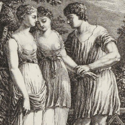 Daphne and Chloe (Contes moraux & Nlles idylles in4°) - Gessner