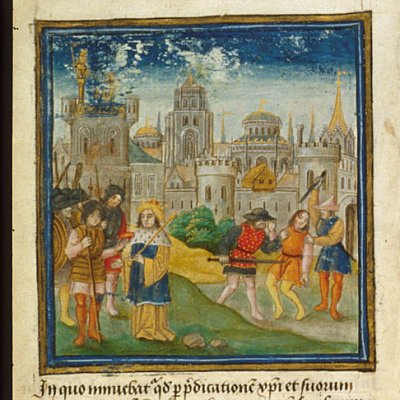 Codrus et Éléazar (Speculum humanae salvationis, Harley 2838)