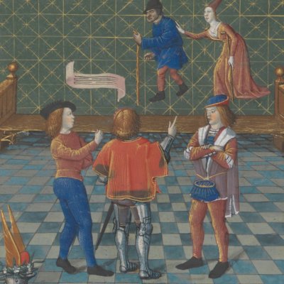Salle d’amour, 7e tapisserie (Livre du Cœur d’Amour épris, fr24399)