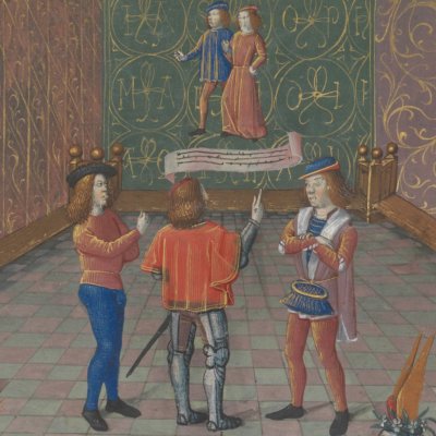Salle d’amour, 3e tapisserie (Livre du Cœur d’Amour épris, fr24399)