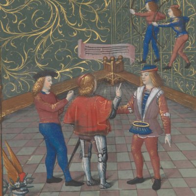 Salle d’amour, 2e tapisserie (Livre du Cœur d’Amour épris, fr24399)