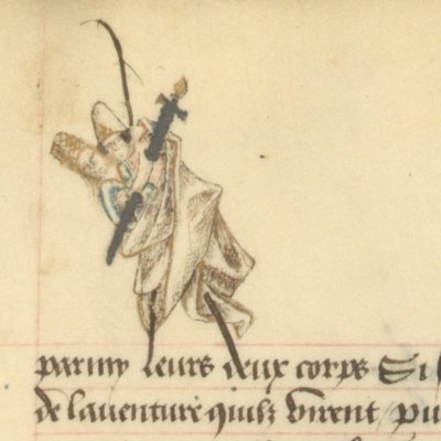 « …parmy leurs deux corps… » (Livre du Cœur d’Amour épris, fr24399)